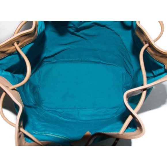 Gucci Multi Colored Fabric & Camel Leather XL Bucket Bag - Picture 7 of 12